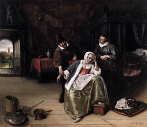 The Lovesick Maiden, by Jan Steen